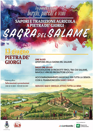 Sagra del Salame a Pietra de' Giorgi – Sabato 13 giugno 2026